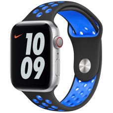 Ремешок Nike Apple Watch 42 / 44 mm (Black-Blue)