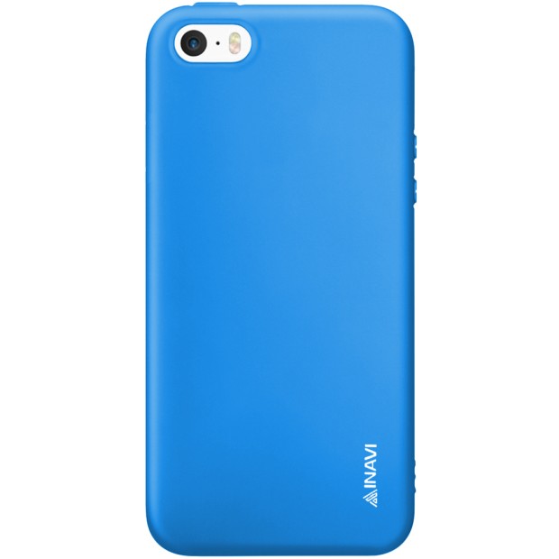 Чехол Силикон iNavi Color Apple iPhone 5 / 5s / SE (голубой)