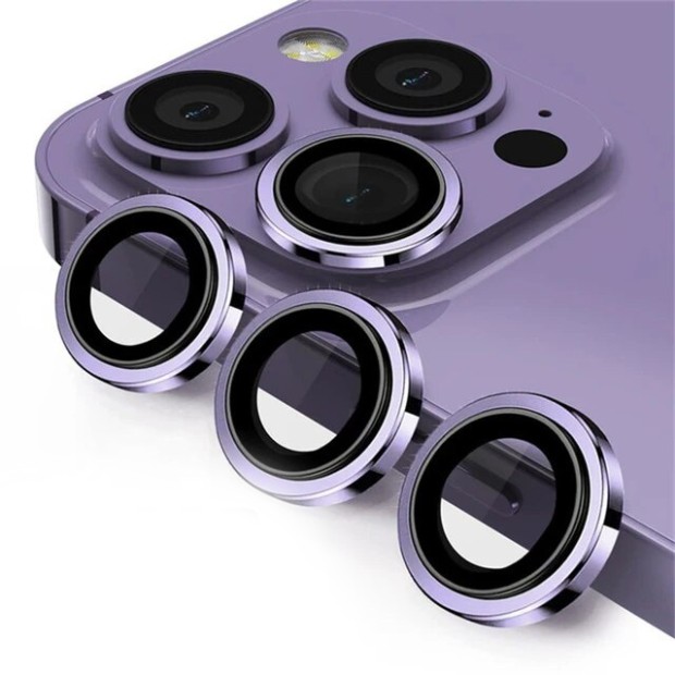Защитное стекло на камеру Metal Armor Apple iPhone 12 Pro Purple