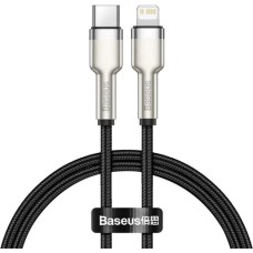 USB-кабель Baseus Metal Data 20W (2m) (Type-C to Lightning) (Чёрный) CATLJK-B01