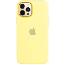 Чехол Silicone Case Apple iPhone 12 Pro Max (Mellow Yellow)
