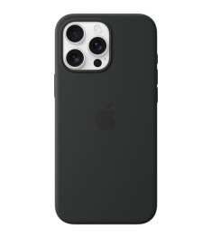 Чехол Silicone Case with MagSafe Apple iPhone 16 Pro Max (Black)