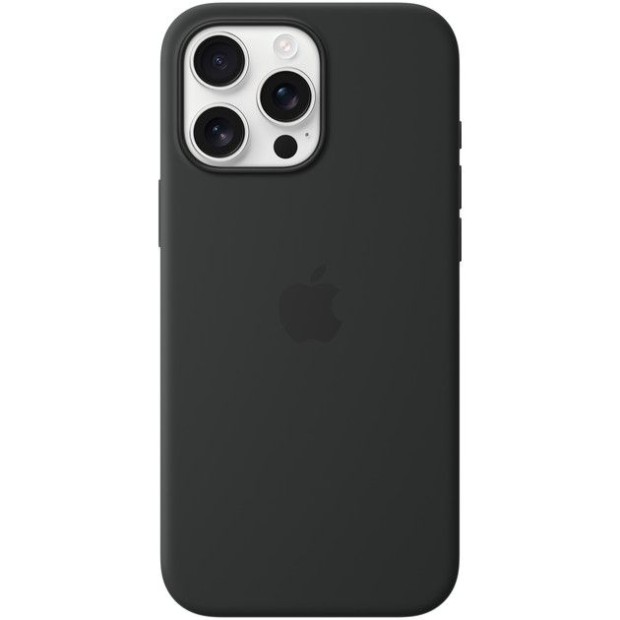 Чехол Silicone Case with MagSafe Apple iPhone 16 Pro Max (Black)