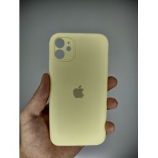Силикон Original RoundCam Case Apple iPhone 11 (51) Mellow Yellow