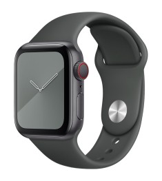 Ремешок Apple Watch Silicone 42 / 44 / 49mm (38) Space Grey