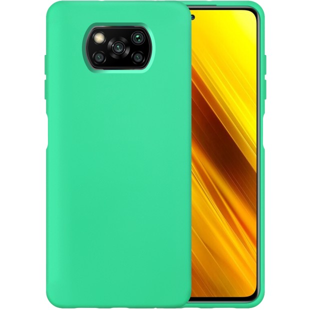 Силикон Original 360 Case Xiaomi Poco X3 (Бирюзовый)