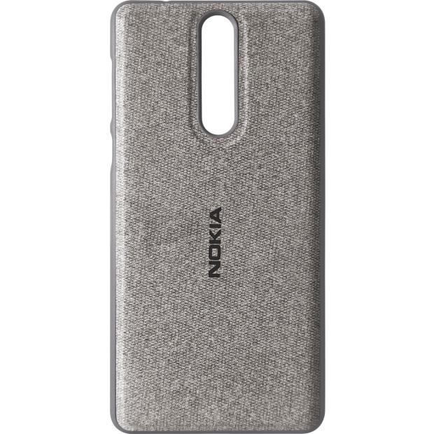 Силикон Textile Nokia 8 (Серый)