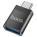 OTG-переходник Hoco UA17 (Type-C - USB 3.0) (Чёрный)