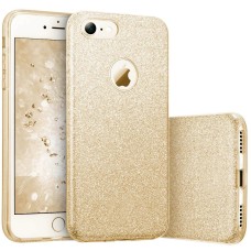 Силикон Glitter Apple iPhone 7 / 8 (Золотой)