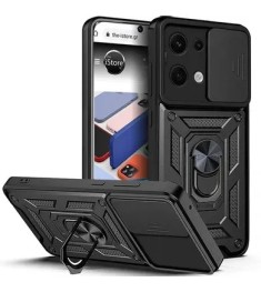 Бронь-чехол Ring Serge Armor ShutCam Case Xiaomi Redmi Note 13 Pro 5G (Чёрный)
