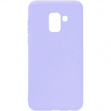 Силиконовый чехол iNavi Color Samsung Galaxy A8 Plus (2018) A730 (фиолетовый)