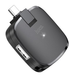 Переходник USB HUB Hoco HB11 (3 USB 2.0, Type-C)