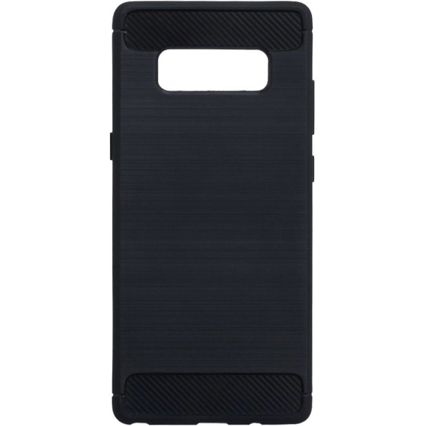 Чехол Силикон Polished Carbon для Samsung Galaxy Note 8 (Чёрный)