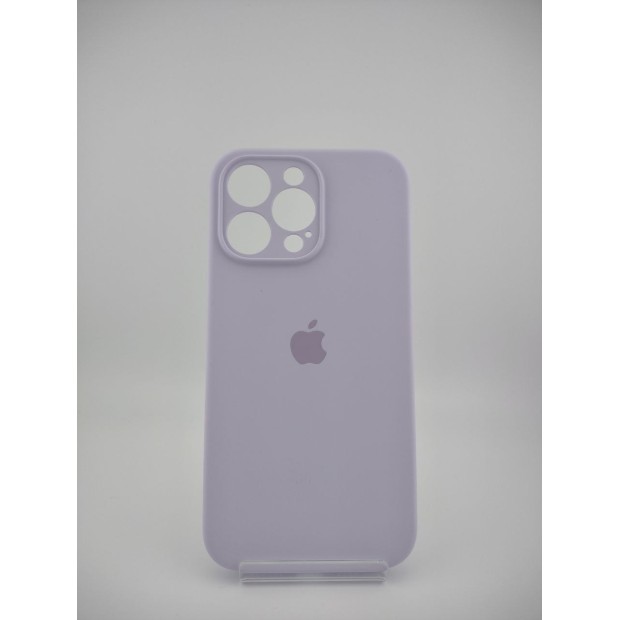 Силикон Original RoundCam Case Apple iPhone 14 Pro Max (71) Light Glycine