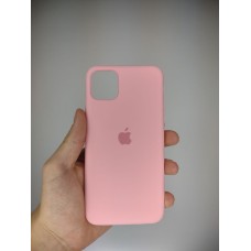 Силикон Original Round Case Apple iPhone 11 Pro Max (36) Candy Pink
