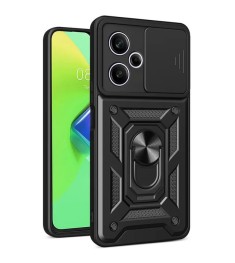 Бронь-чехол Ring Serge Armor ShutCam Case Xiaomi Redmi 13 4G (Чёрный)