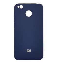 Силикон Original 360 Case Logo Xiaomi Redmi 4x (Тёмно-синий)