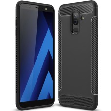 Силикон Soft Carbon Samsung Galaxy J8 (2018) J810 (Чёрный)