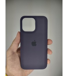 Силикон Original Round Case Apple iPhone 13 Pro (Eggplant)