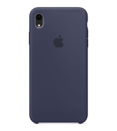 Чехол Silicone Case Apple iPhone XR (Midnight Blue)