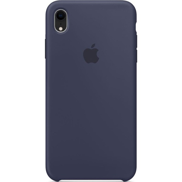 Чехол Silicone Case Apple iPhone XR (Midnight Blue)