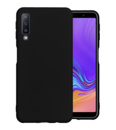 Силикон iNavi Color Samsung Galaxy A7 (2018) A750 (Черный)