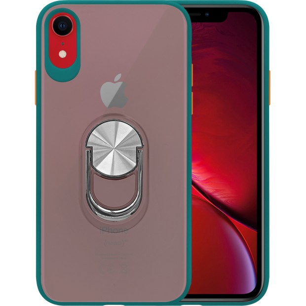 Накладка Totu Ring Magnetic Case Apple iPhone XR (Зелёный)