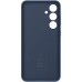 Чехол Silicone Case Samsung Galaxy S24 (Тёмно-синий)