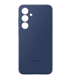 Чехол Silicone Case Samsung Galaxy S24 (Тёмно-синий)