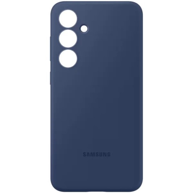 Чехол Silicone Case Samsung Galaxy S24 (Тёмно-синий)