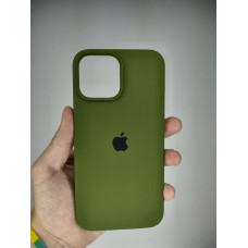 Силикон Original Round Case Apple iPhone 13 Pro Max (46) Deep Green
