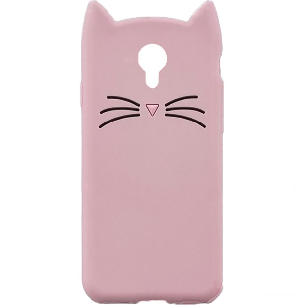 Силиконовый чехол Kitty Case Meizu M3 Note (розовый)
