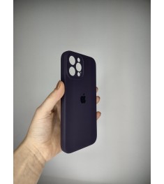 Силикон Original RoundCam Case Apple iPhone 12 Pro Max (Eggplant)