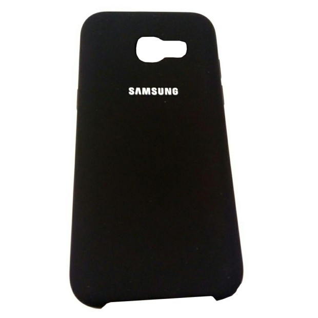 Силиконовый чехол Original Case Samsung Galaxy A5 (2017) A520 (Чёрный)