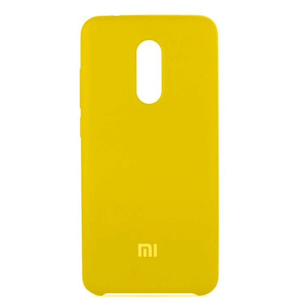 Силиконовый чехол Original Case Xiaomi Redmi 5 Plus (Жёлтый)