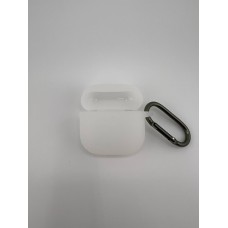 Чехол для наушников Full Silicone Case Apple AirPods 4 (90) Luminescent White