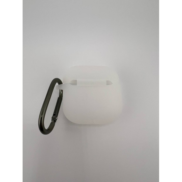 Чехол для наушников Full Silicone Case Apple AirPods 4 (90) Luminescent White