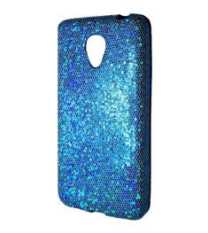 Силиконовый чехол Glitter Meizu M2 Mini (голубой)