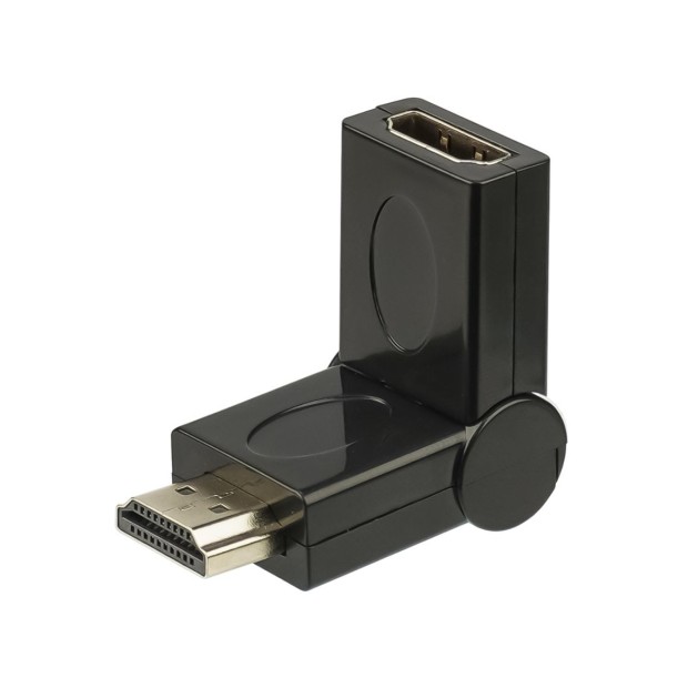 HDMI to HDMI Adapter with 180° Rotation