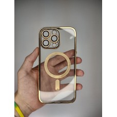 Чехол UMKU Shining with MagSafe Apple iPhone 14 Pro Max (Gold)