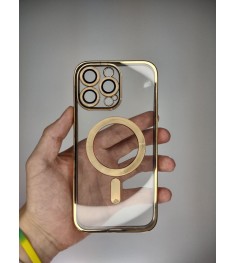 Чехол UMKU Shining with MagSafe Apple iPhone 14 Pro Max (Gold)