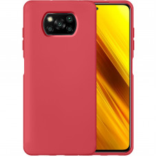 Силикон Original 360 Case Xiaomi Poco X3 (Клубничный)