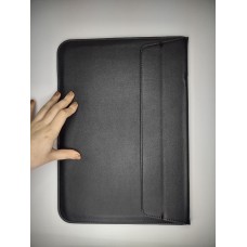 Чехол Leather Cover Apple MacBook 15.4" / 16" (Black)