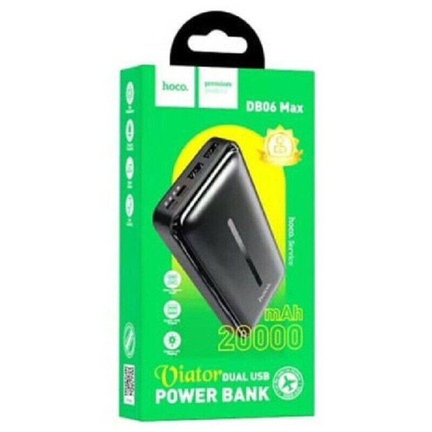 PowerBank Hoco DB06 Max 20000mAh QC18W (Black)