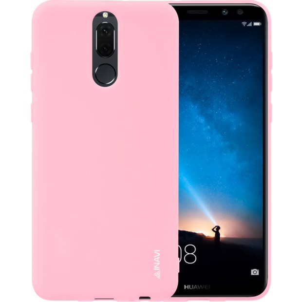 Силиконовый чехол iNavi Color Huawei Mate 10 Lite (розовый)