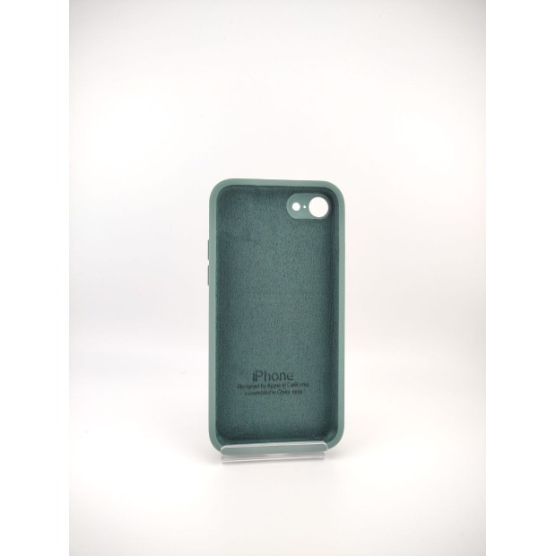 Силикон Original Square RoundCam Case Apple iPhone 7 / 8 / SE (55) Blackish Green