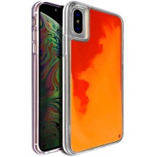 Чехол Aquarium Color Sand Apple iPhone X / XS (Оранжевый)