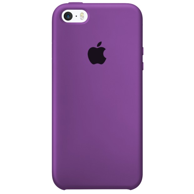 Чехол Силикон Original Case Apple iPhone 5 / 5S / SE (28) Brinjal