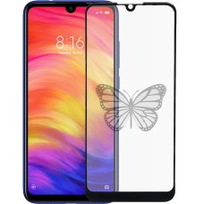 Стекло 5D Picture Xiaomi Redmi Note 7 Black (Butterfly)