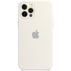 Силикон Original RoundCam Case Apple iPhone 12 Pro Max (06) White